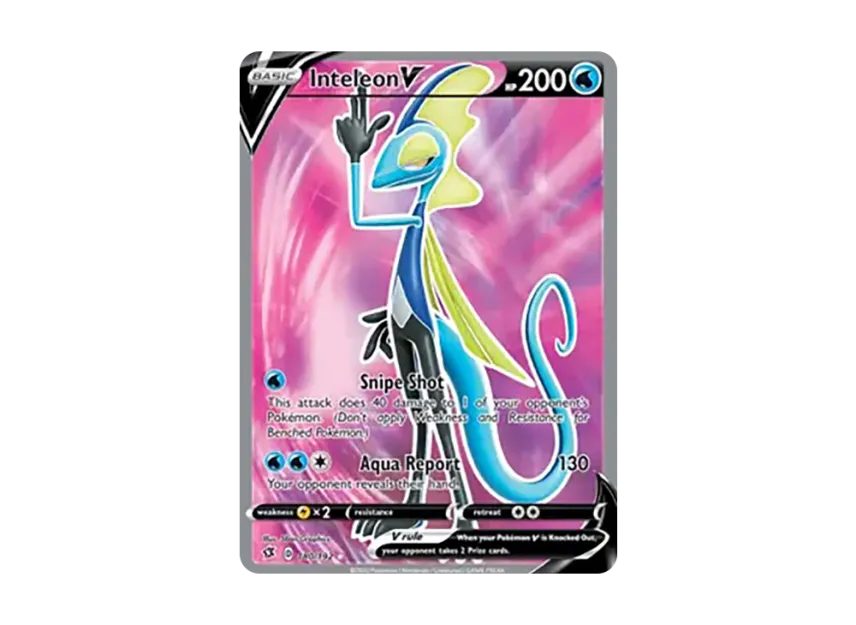 Inteleon V UR [192-REBEL-CLASH 180/192] (Sword & Shield "Rebel Clash")