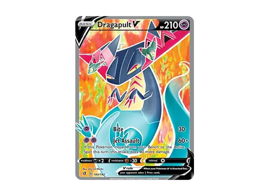 Dragapult V UR [192-REBEL-CLASH 183/192] (Sword & Shield "Rebel Clash")