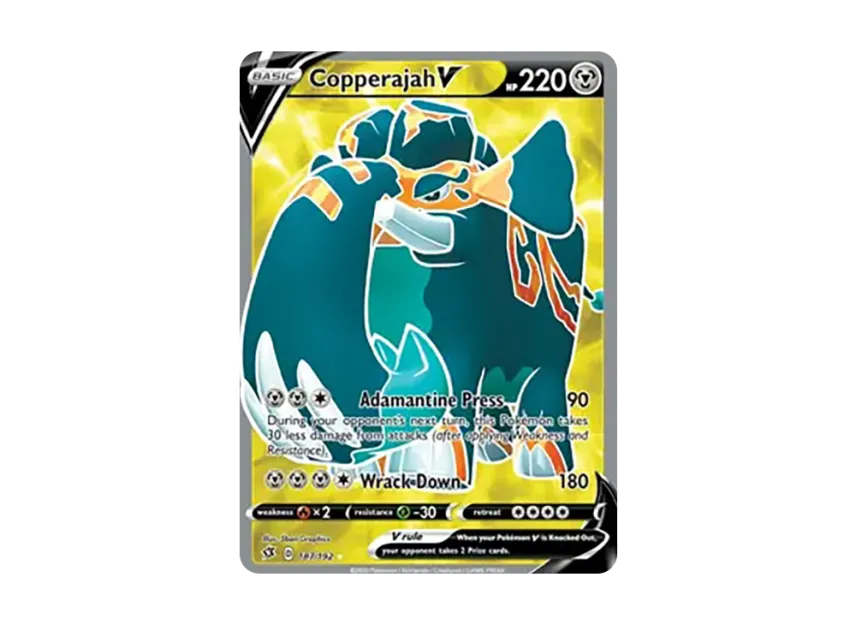 Copperajah V UR [192-REBEL-CLASH 187/192] (Sword & Shield "Rebel Clash")
