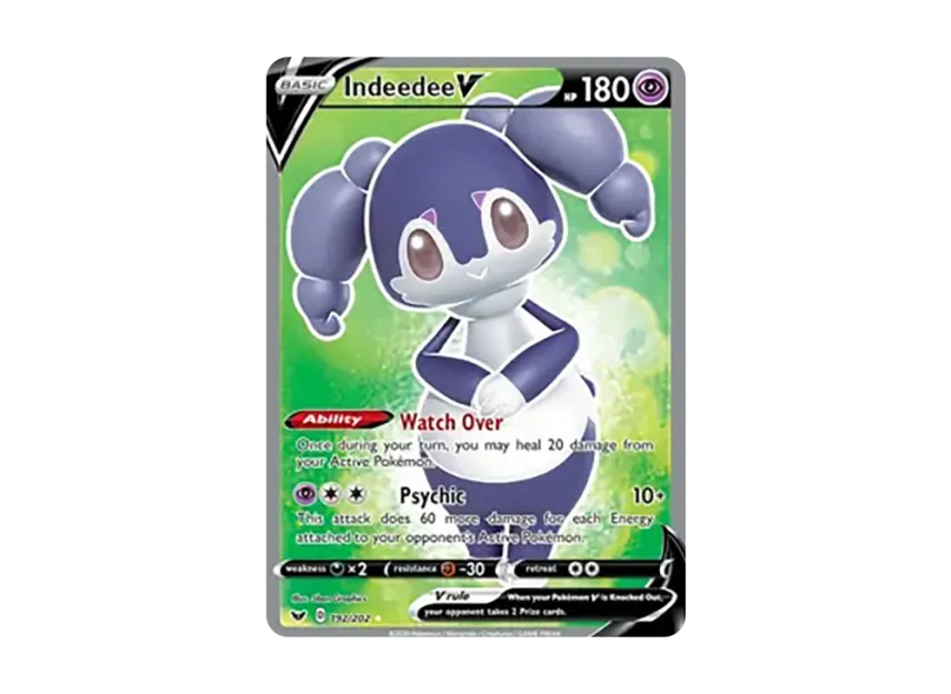Indeedee V UR [202-SWORD-SHIELD 192/202] (Sword & Shield)
