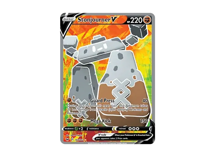 Stonjourner V UR [202-SWORD-SHIELD 193/202] (Sword & Shield)
