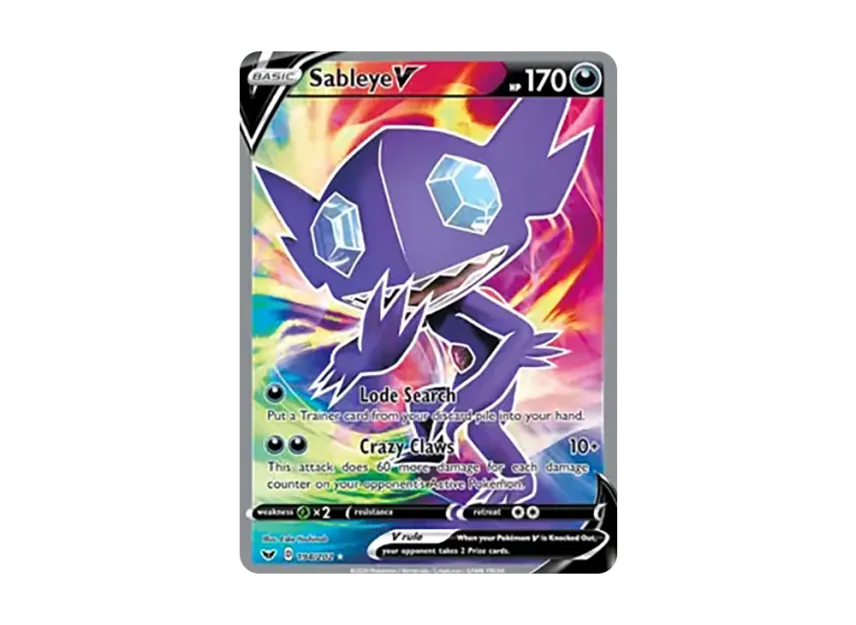 Sableye V UR [202-SWORD-SHIELD 194/202] (Sword & Shield)