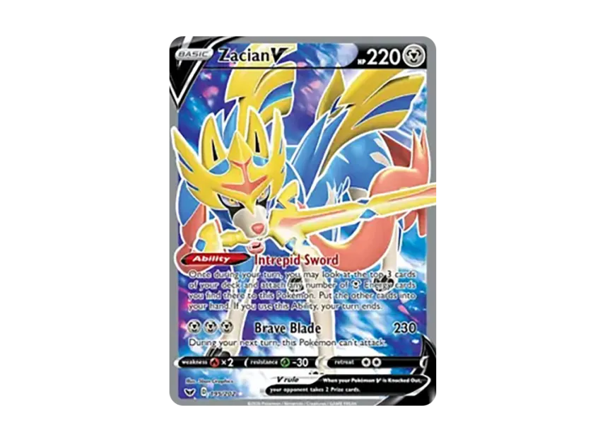 Zacian V UR [202-SWORD-SHIELD 195/202] (Sword & Shield)
