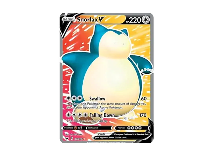 Snorlax V UR [202-SWORD-SHIELD 197/202] (Sword & Shield)