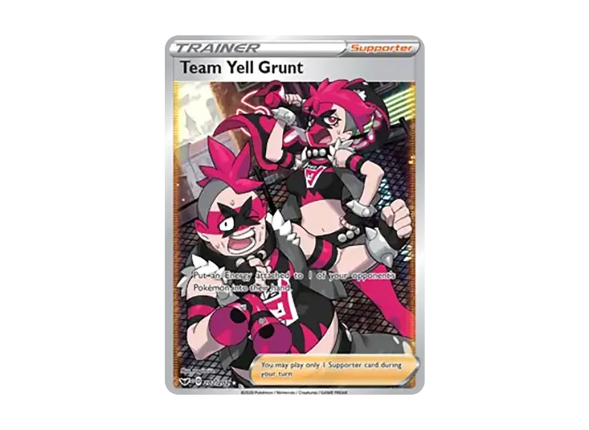 Team Yell Grunt UR [202-SWORD-SHIELD 202/202] (Sword & Shield)