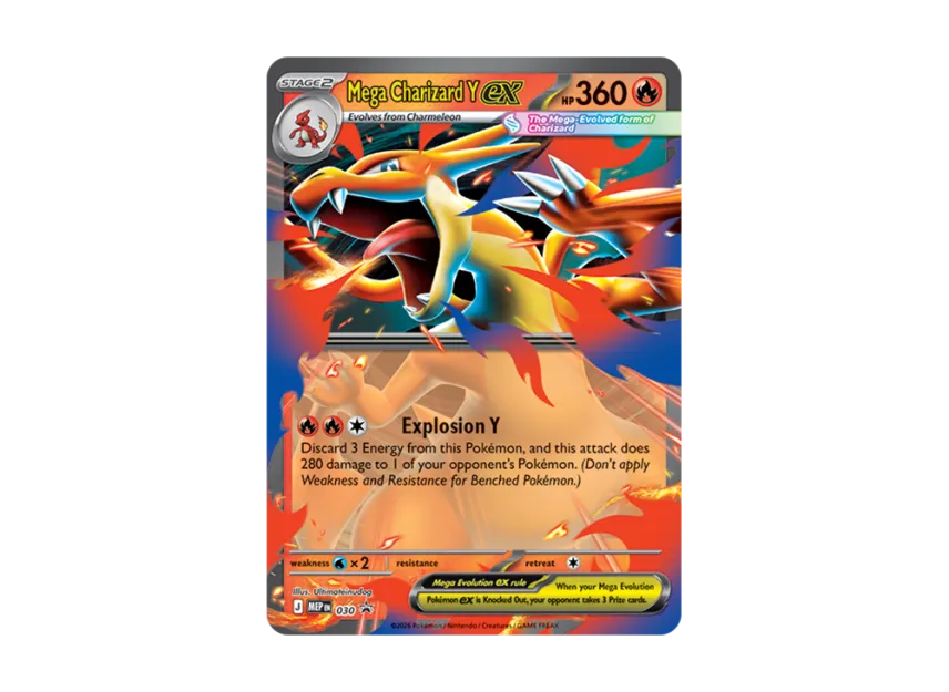 Mega Charizard Y ex PROMO [MEP 030] [EN] (Mega Evolution "Mega Charizard Tin (Y)")