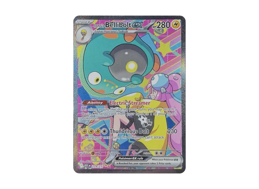 Iono's Bellibolt ex SIR [ASC 279/217] [EN] (Mega Evolution "Ascended Heroes")