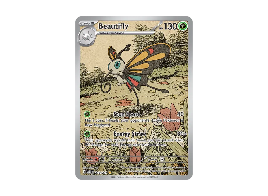 Beautifly IR [ASC 219/217] [EN] (Mega Evolution "Ascended Heroes")