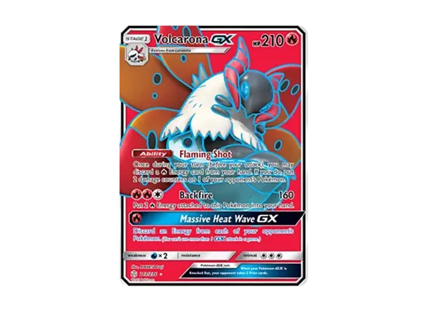 Volcarona GX UR [236-COSMIC-ECLIPSE 213/236] (Sun & Moon "Cosmic Eclipse")