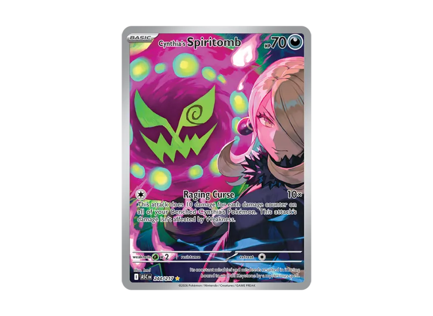 Cynthia's Spiritomb IR [ASC 244/217] [EN] (Mega Evolution "Ascended Heroes")