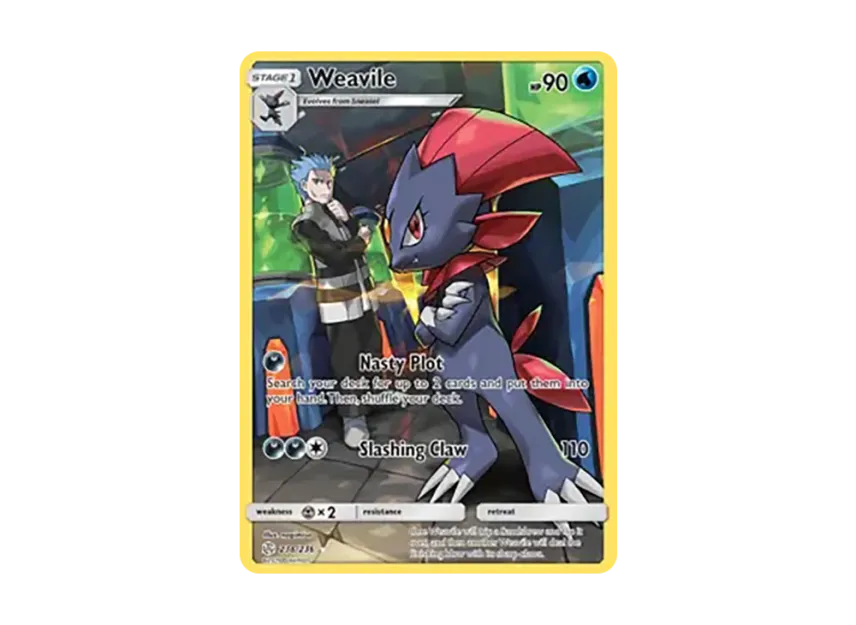 Weavile IR [236-COSMIC-ECLIPSE 238/236] (Sun & Moon "Cosmic Eclipse")