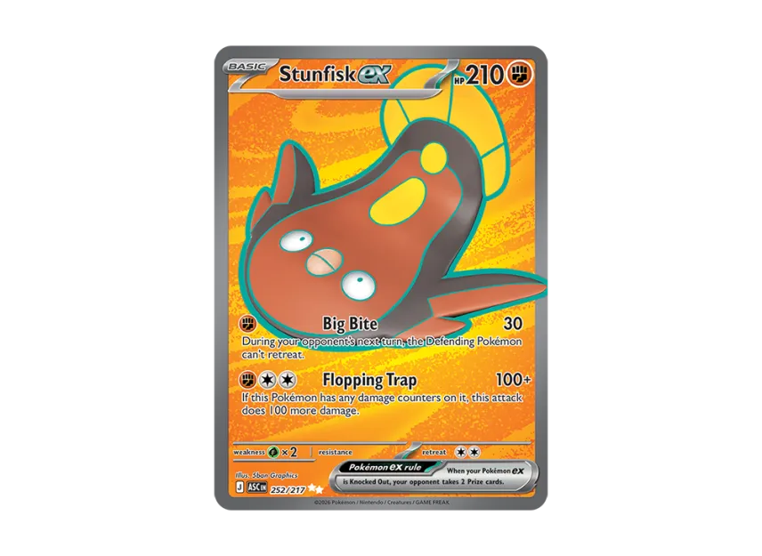 Stunfisk ex UR [ASC 252/217] [EN] (Mega Evolution "Ascended Heroes")