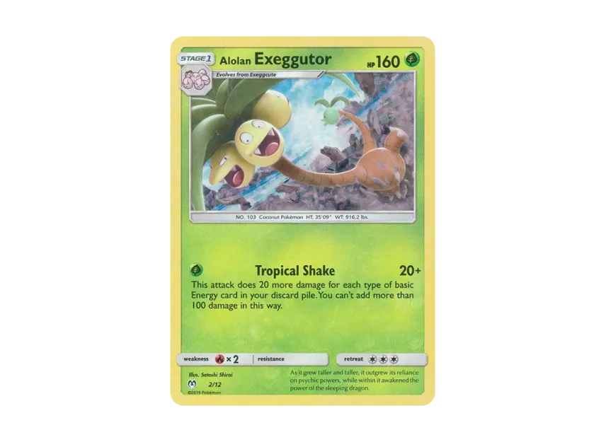 Alolan Exeggutor : Holo [12-MCDONALD-S-COLLECTION-2019 2/12] (Sun & Moon "McDonald's Collection 2019")