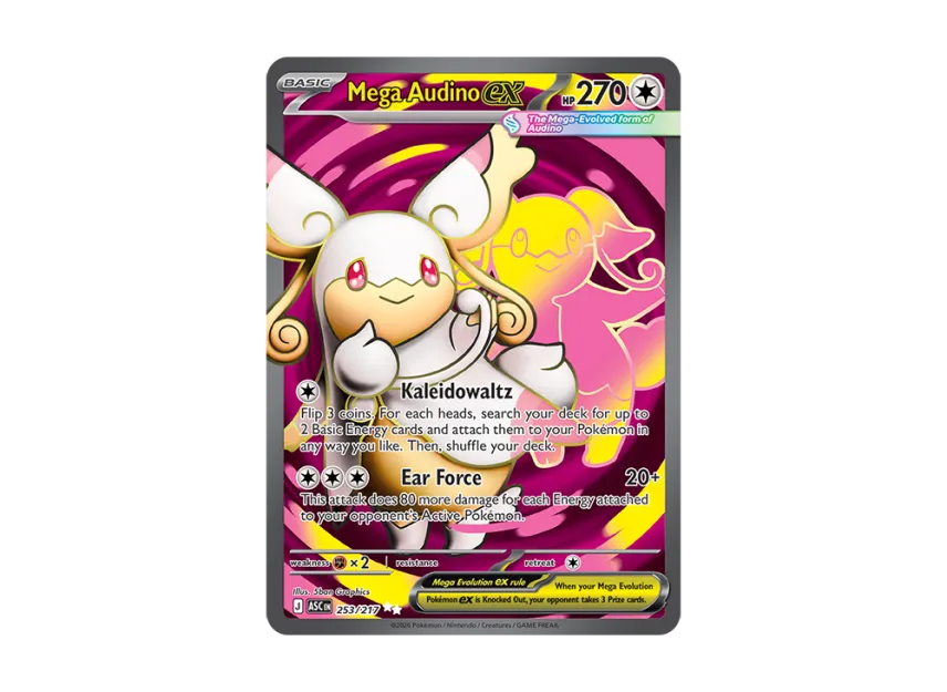 Mega Audino ex UR [ASC 253/217] [EN] (Mega Evolution "Ascended Heroes")