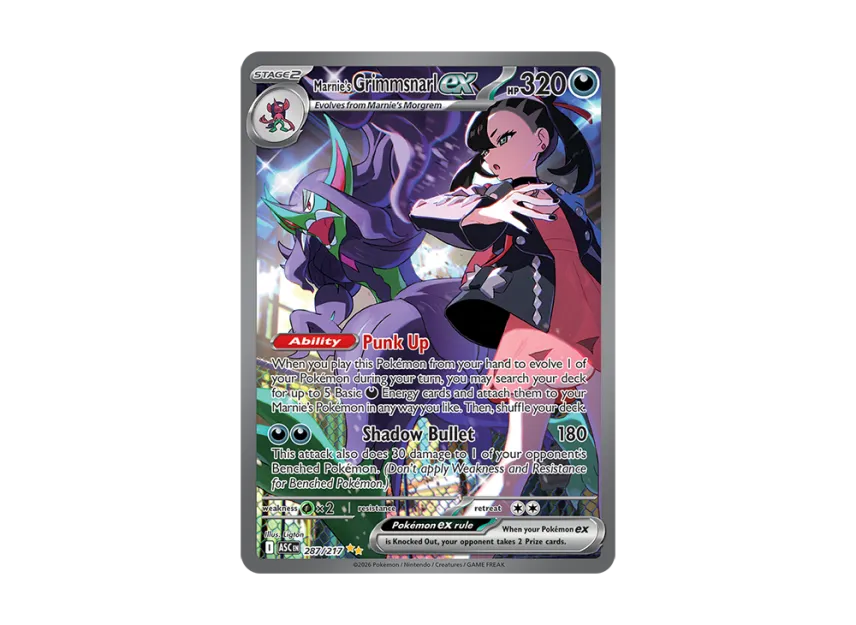 Marnie's Grimmsnarl ex SIR [ASC 287/217] [EN] (Mega Evolution "Ascended Heroes")
