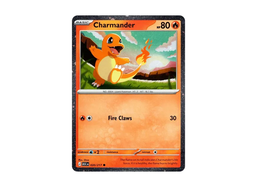 Charmander C [ASC 020/217] [EN] (Mega Evolution "Ascended Heroes Tech Sticker Collection")