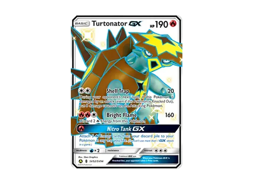 Turtonator GX SUR [SV52/SV94] (Sun & Moon "Hidden Fates")