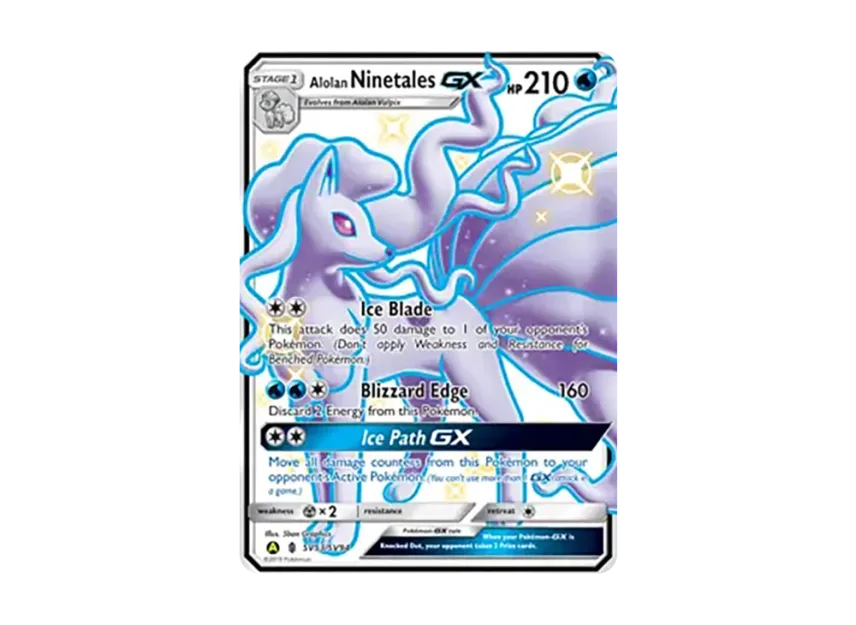 Alolan Ninetales GX SUR [SV53/SV94] (Sun & Moon "Hidden Fates")