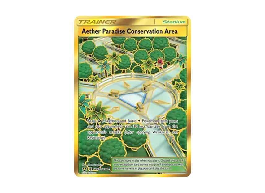 Aether Paradise Conservation Area HR [SV87/SV94] (Sun & Moon "Hidden Fates")