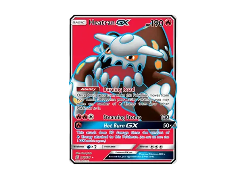 Heatran GX UR [236-UNIFIED-MINDS 216/236] (Sun & Moon "Unified Minds")