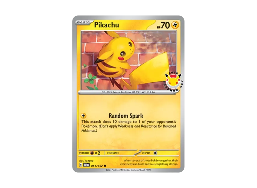 Pikachu C [TEF 051/162] [EN] (Mega Evolution "Pokemon Day 2026 Collection")