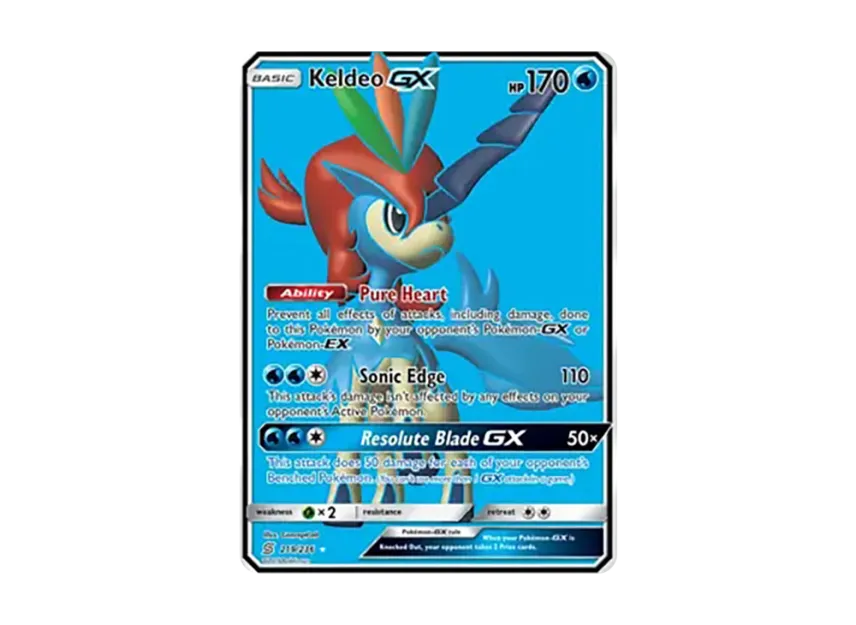 Keldeo GX UR [236-UNIFIED-MINDS 219/236] (Sun & Moon "Unified Minds")