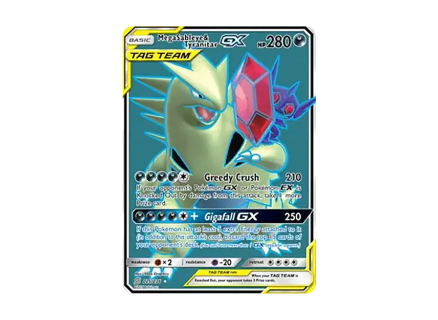 Mega Sableye & Tyranitar GX UR [236-UNIFIED-MINDS 225/236] (Sun & Moon "Unified Minds")