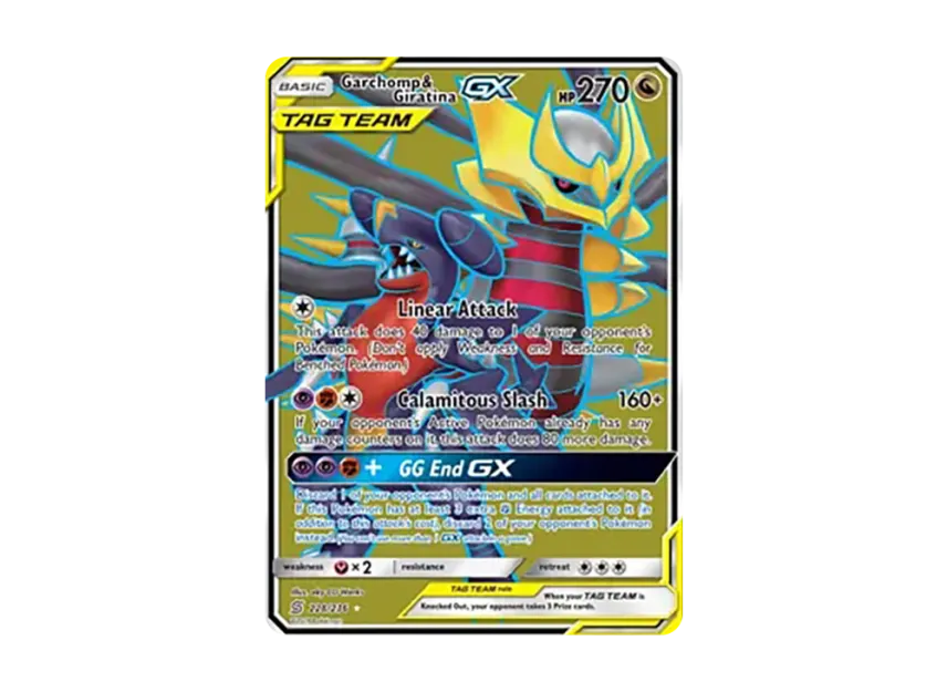Garchomp & Giratina GX UR [236-UNIFIED-MINDS 228/236] (Sun & Moon "Unified Minds")