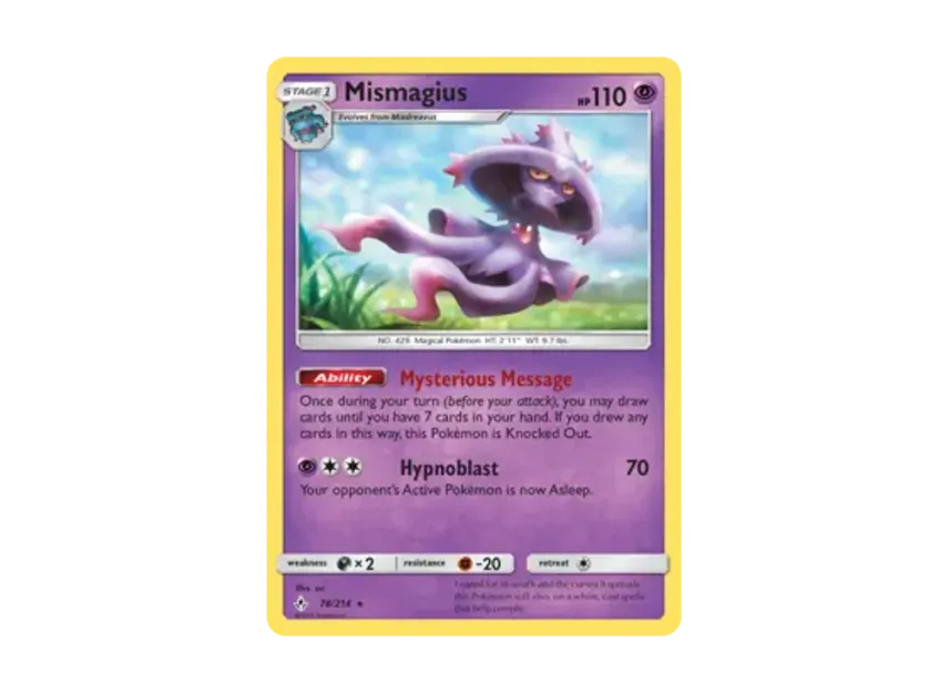 Mismagius R [214-UNBROKEN-BONDS 78/214] [EN] (Sun & Moon "Unbroken Bonds")