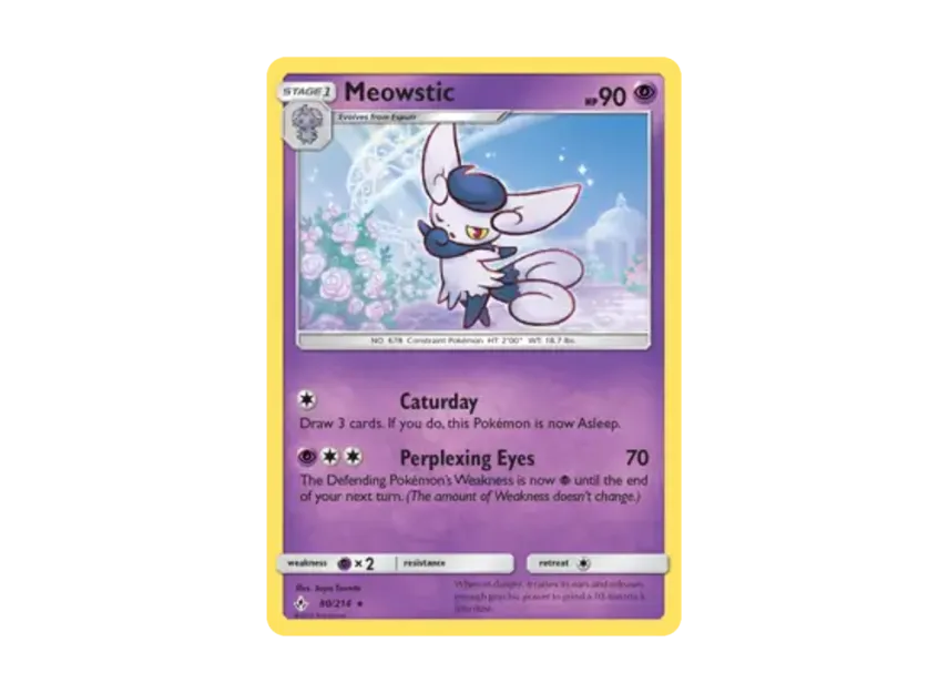 Meowstic R [214-UNBROKEN-BONDS 80/214] [EN] (Sun & Moon "Unbroken Bonds")