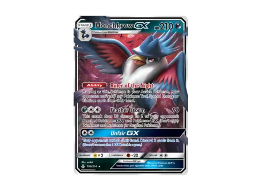 HonchkrowGX R [214-UNBROKEN-BONDS 109/214] [EN] (Sun & Moon "Unbroken Bonds")