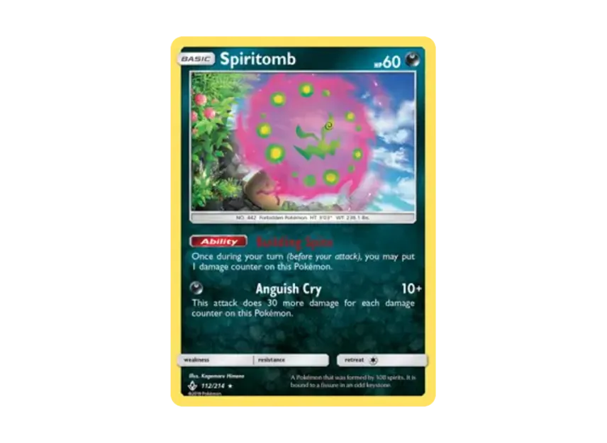 Spiritomb R : Holo [214-UNBROKEN-BONDS 112/214] [EN] (Sun & Moon "Unbroken Bonds")