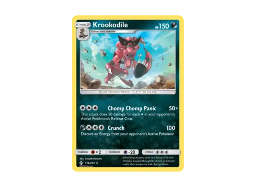 Krookodile R [214-UNBROKEN-BONDS 116/214] [EN] (Sun & Moon "Unbroken Bonds")