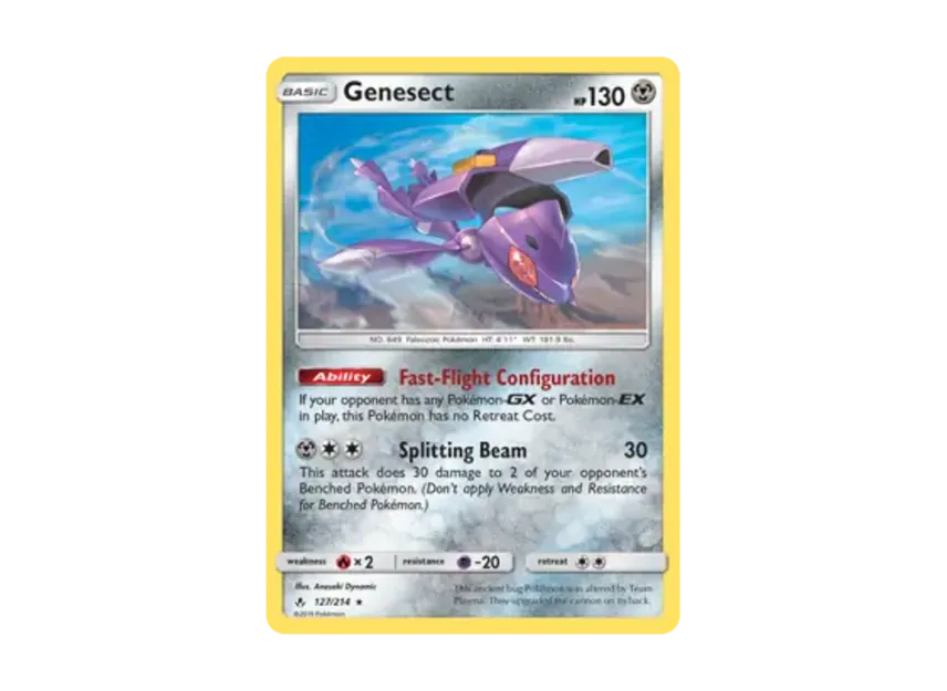 Genesect R [214-UNBROKEN-BONDS 127/214] [EN] (Sun & Moon "Unbroken Bonds")
