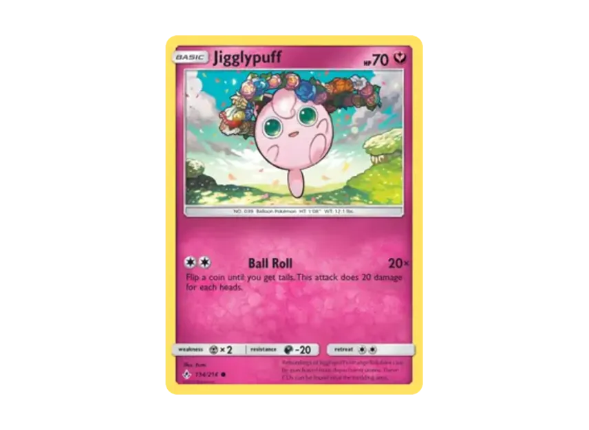 Jigglypuff C [214-UNBROKEN-BONDS 134/214] [EN] (Sun & Moon "Unbroken Bonds")
