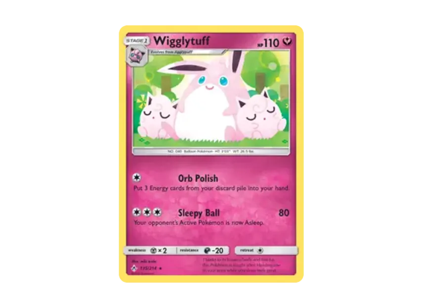 Wigglytuff R [214-UNBROKEN-BONDS 135/214] [EN] (Sun & Moon "Unbroken Bonds")