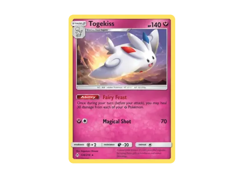 Togekiss R [214-UNBROKEN-BONDS 138/214] [EN] (Sun & Moon "Unbroken Bonds")