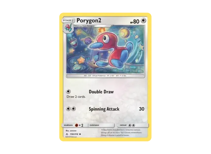 Porygon2 U [214-UNBROKEN-BONDS 156/214] [EN] (Sun & Moon "Unbroken Bonds")