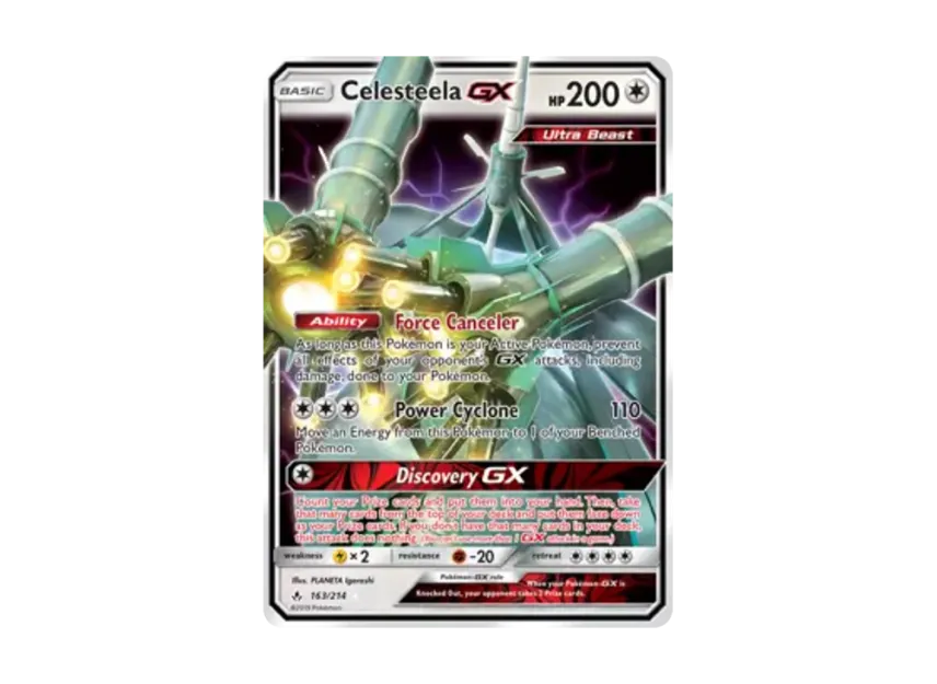 CelesteelaGX R [214-UNBROKEN-BONDS 163/214] [EN] (Sun & Moon "Unbroken Bonds")