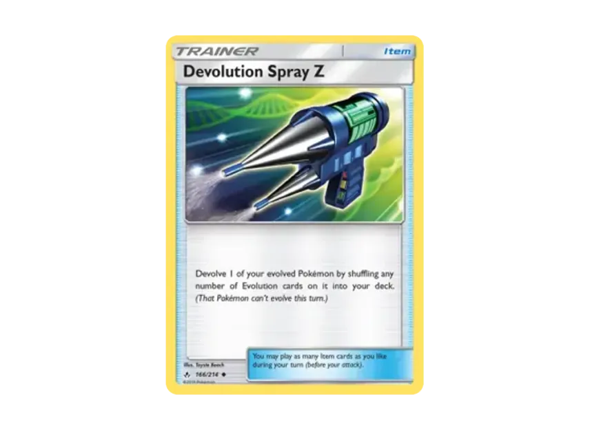 Devolution Spray Z U [214-UNBROKEN-BONDS 166/214] [EN] (Sun & Moon "Unbroken Bonds")