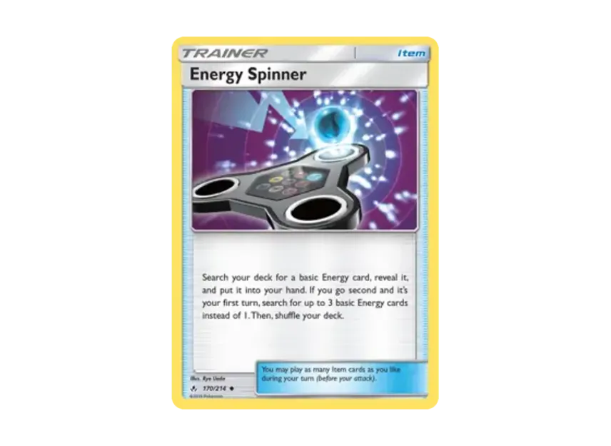 Energy Spinner U [214-UNBROKEN-BONDS 170/214] [EN] (Sun & Moon "Unbroken Bonds")