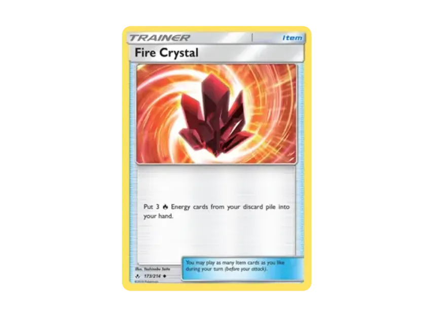 Fire Crystal U [214-UNBROKEN-BONDS 173/214] [EN] (Sun & Moon "Unbroken Bonds")