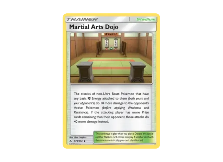 Martial Arts Dojo U [214-UNBROKEN-BONDS 179/214] [EN] (Sun & Moon "Unbroken Bonds")