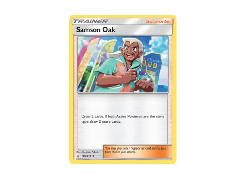 Samson Oak U [214-UNBROKEN-BONDS 185/214] [EN] (Sun & Moon "Unbroken Bonds")
