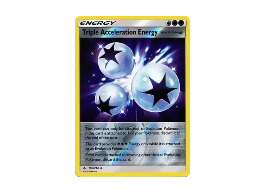Triple Acceleration Energy U : Reverse Holo [214-UNBROKEN-BONDS 190/214] [EN] (Sun & Moon "Unbroken Bonds")