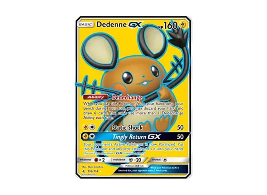 Dedenne GX UR [234-UNBROKEN-BONDS 195/234] (Sun & Moon "Unbroken Bonds")
