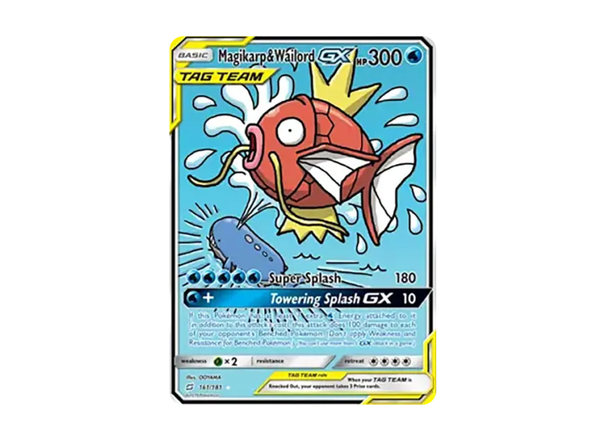 Magikarp & Wailord GX UR [181-TEAM-UP 161/181] (Sun & Moon "Team Up")