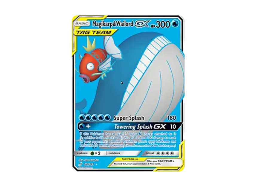 Magikarp & Wailord GX UR [181-TEAM-UP 160/181] (Sun & Moon "Team Up")