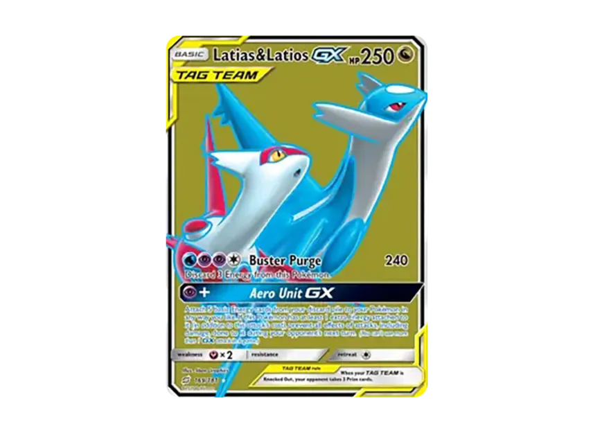 Latias & Latios GX UR [181-TEAM-UP 169/181] (Sun & Moon "Team Up")