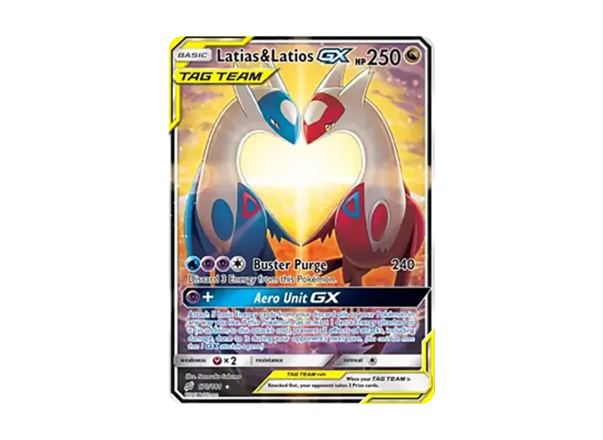 Latias & Latios GX UR [181-TEAM-UP 170/181] (Sun & Moon "Team Up")